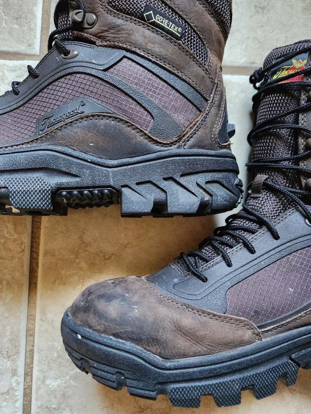 Thorogood Veracity GTX Gore-Tex Waterproof Leather Work Boots Mens 10M Brown